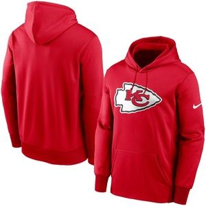 Kansas City Chiefs Nike Fan Gear Primary Logo Therma Pullover Hoodie Large